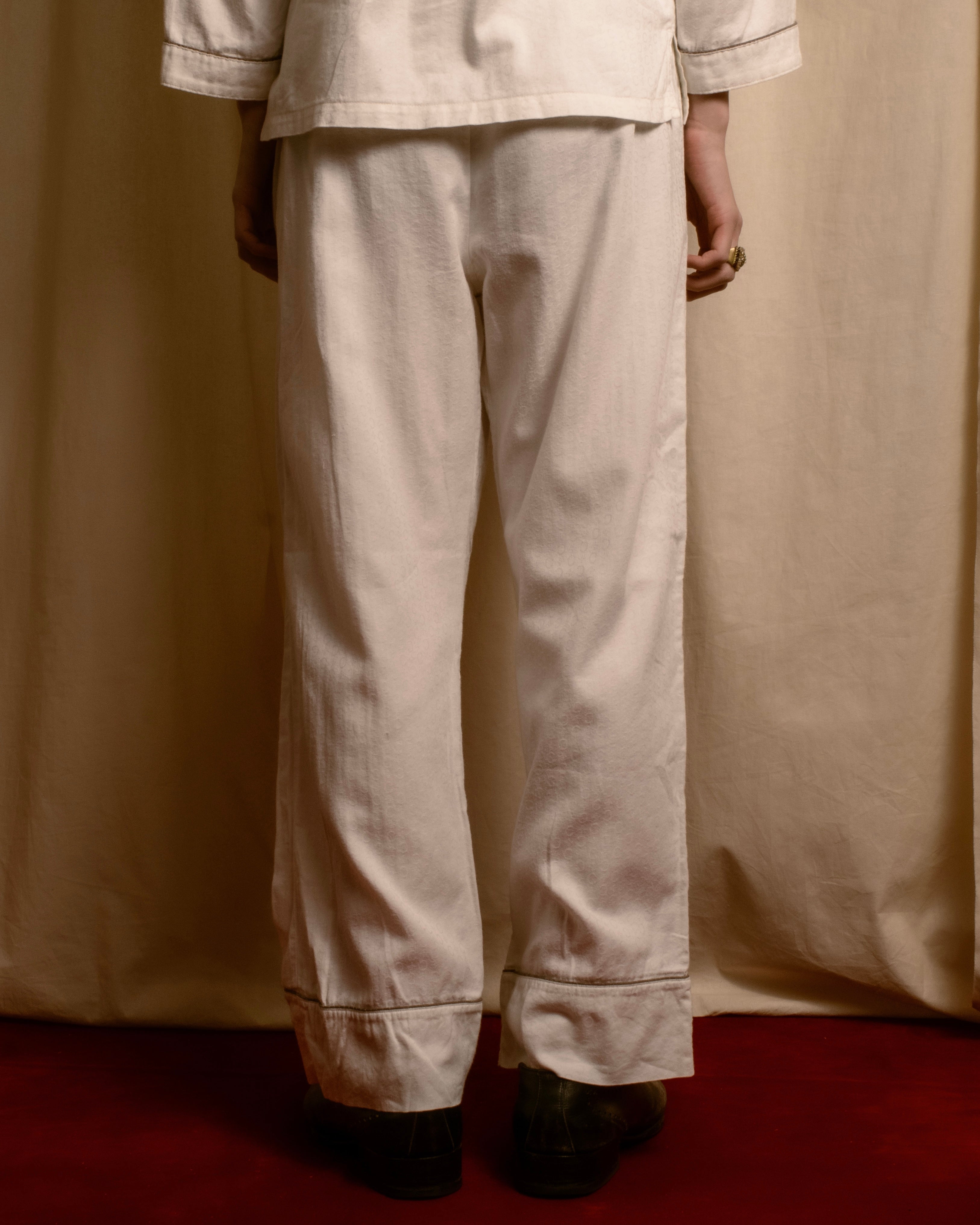 "CELINE" 90's-00's Macadam print pajama set up