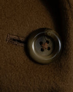 "BURBERRYS" 80's-90's Camel tone cashmere mix chester coat