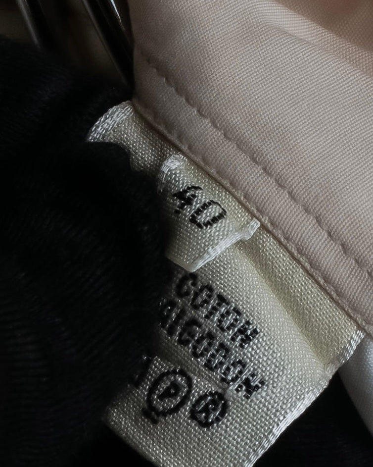 "HERMES" Margiela period collar change shirt