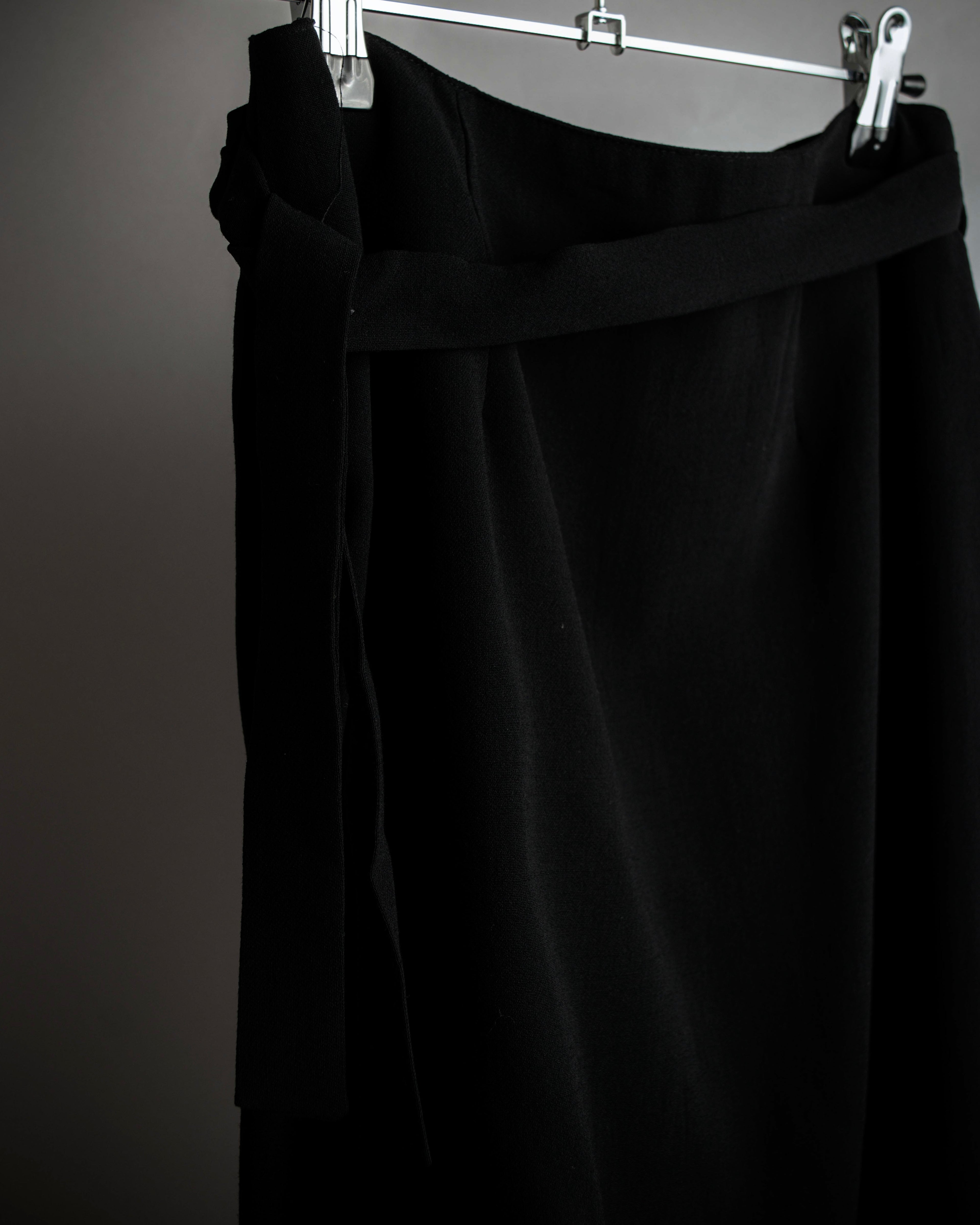 "Max Mara" Draping detail wrap skirt set up