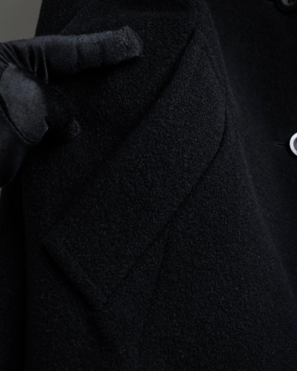 "Max Mara" Silver tag straight line shaped chester coat