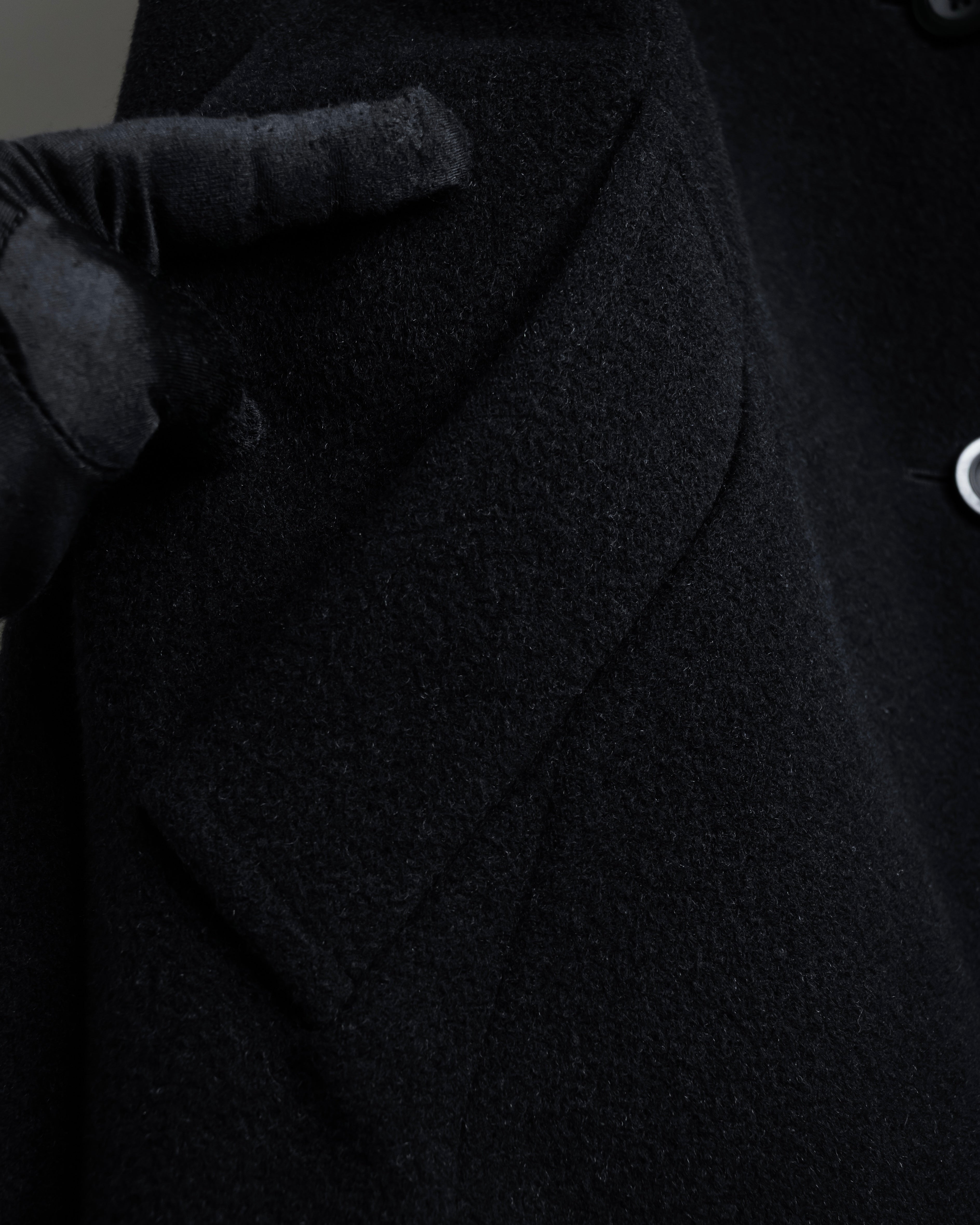 "Max Mara" Silver tag straight line shaped chester coat