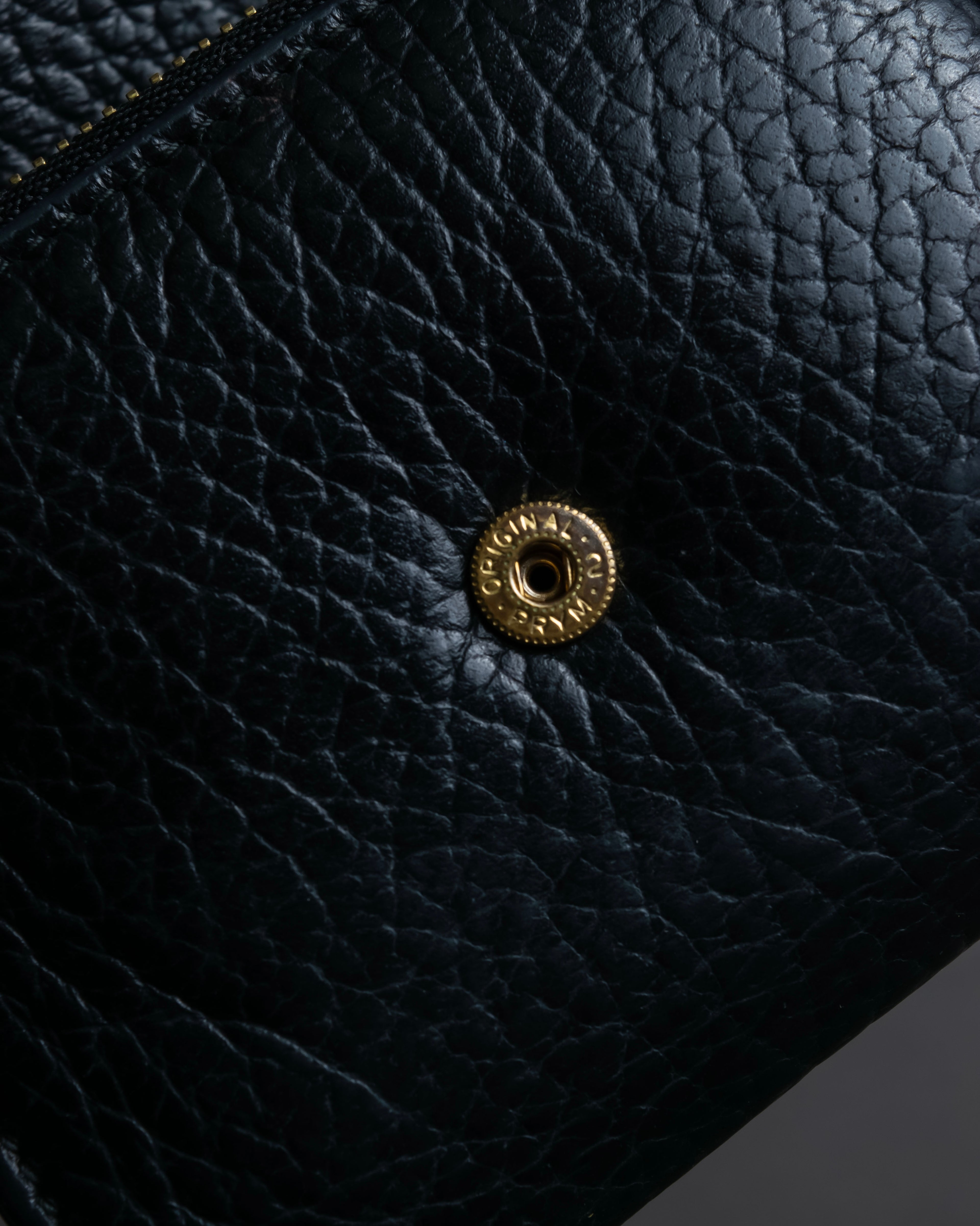 "MAISON MARGIELA" Grained leather envelope compact wallet