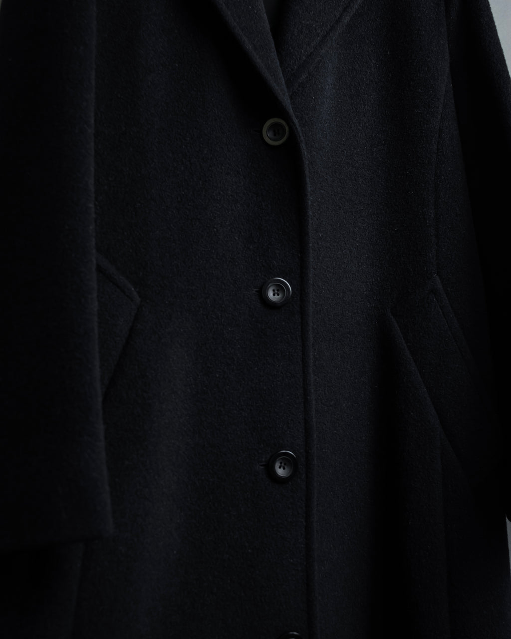 "Max Mara" Silver tag straight line shaped chester coat