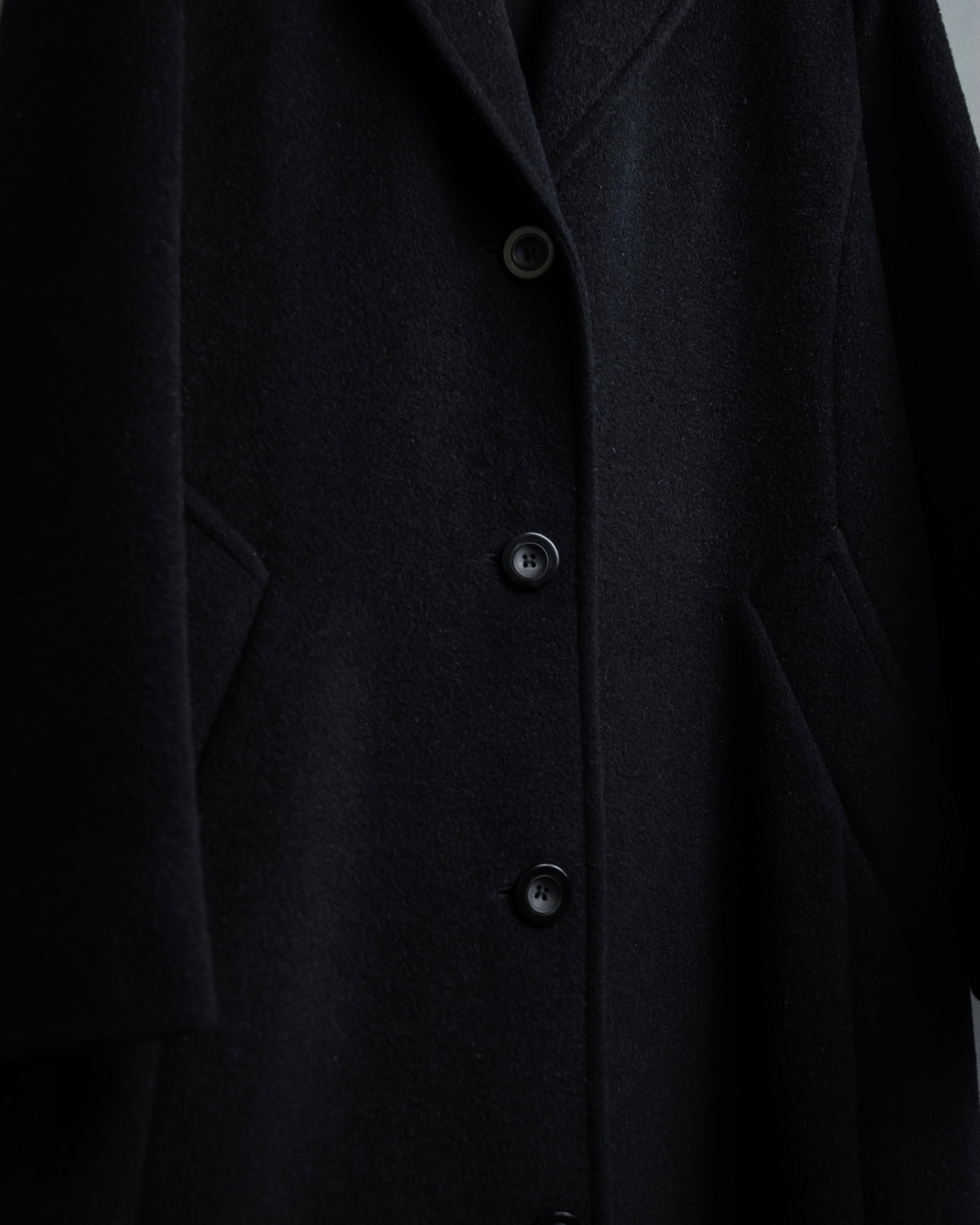 "Max Mara" Silver tag straight line shaped chester coat