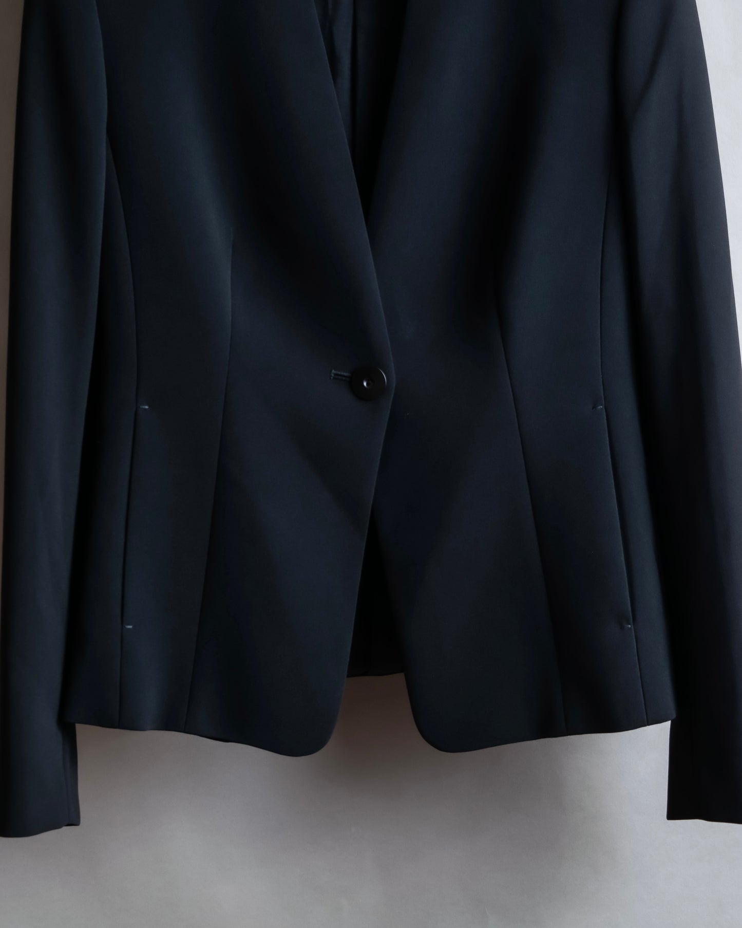 "Max Mara" 1B design no collar short jacket