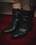 -SPECIAL- “BALENCIAGA” 2014-16’s Metal bar leather ankle boots