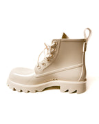 BOTTEGA VENETA/ Rubber Stride Lace Up Boots White