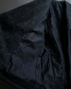 "COMME des GARCONS HOMME PLUS" Structured cut double-breasted tailored jacket