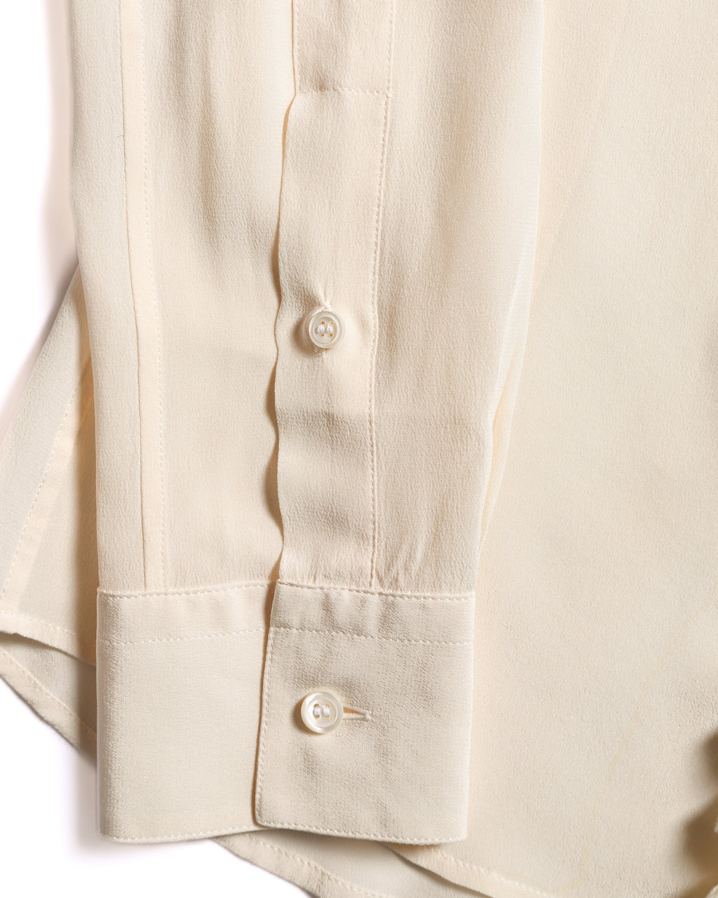 LOEWE by Jonathan Anderson/ Front Rope Trim Designed Dress Shirt Ivory