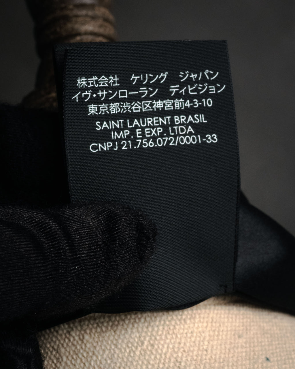 –SPECIAL– “SAINT LAURENT PARIS”
2013-2016 Studded silk ribbon tie