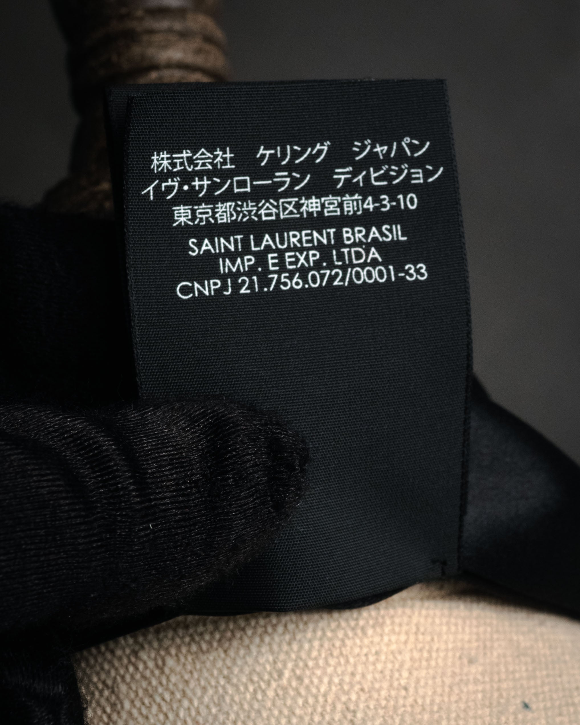 –SPECIAL– “SAINT LAURENT PARIS”
2013-2016 Studded silk ribbon tie