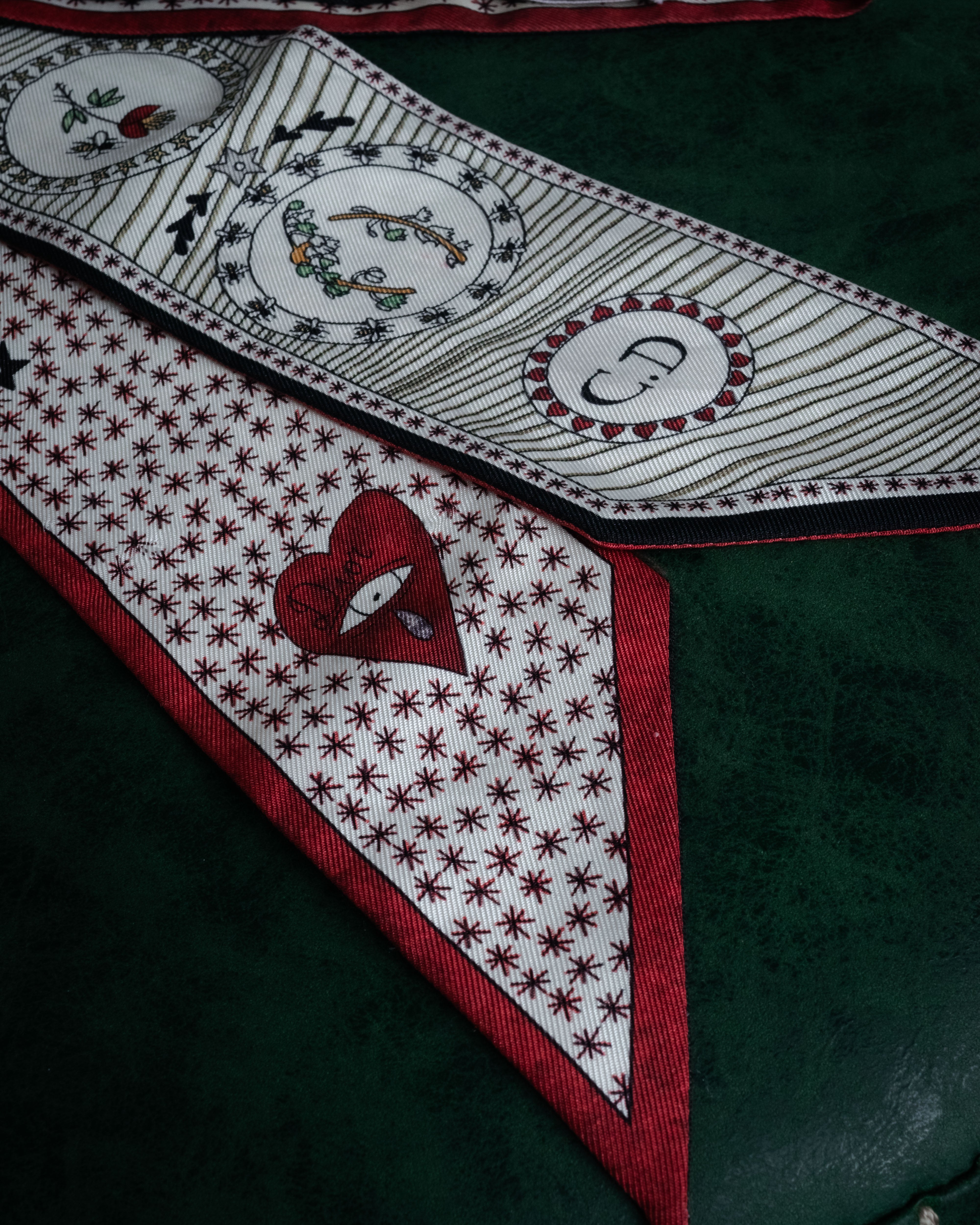 Christian Dior” 2018-2022 Tarot motif silk mitzah scarf – MOOD