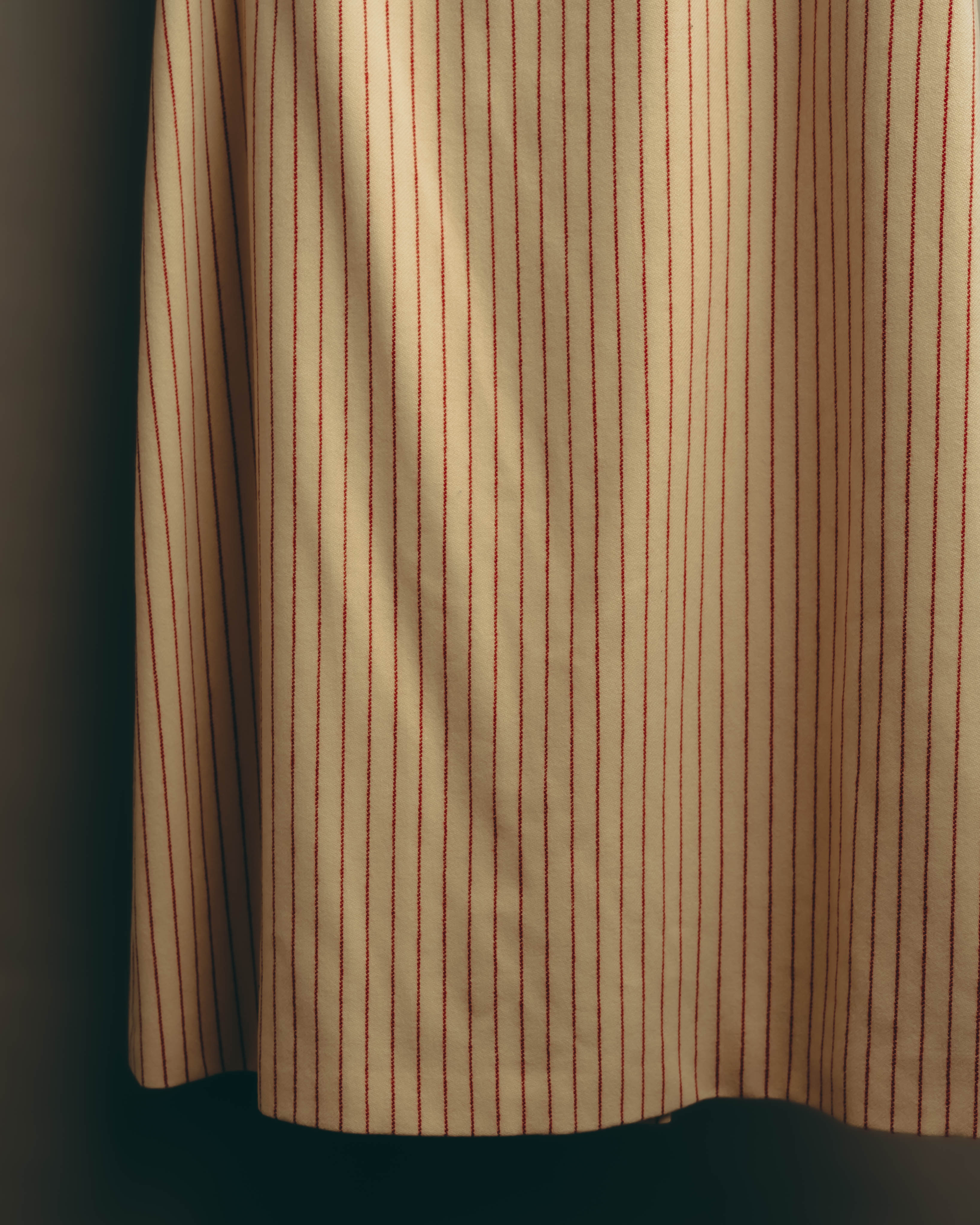 -SPECIAL- “GUCCI” 2015-2022 vintage inspired horsebit striped wool skirt