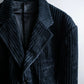 "BU CARDO" velour-like corduroy tailored jacket