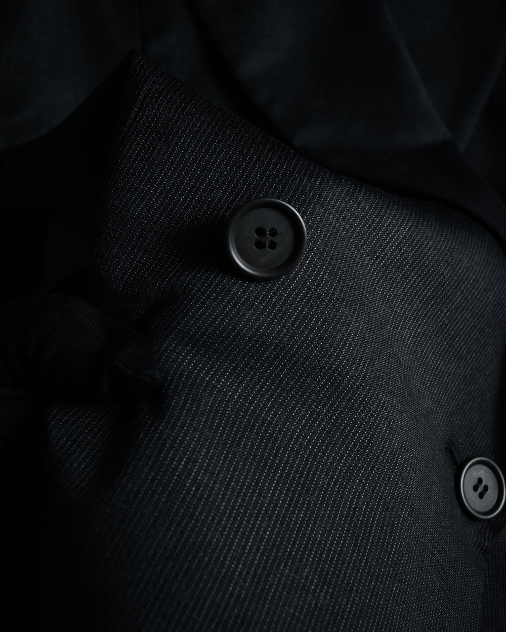 "GIORGIO ARMANI" 90’s draped double breasted suit set-up