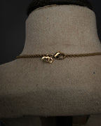 “Christian Dior” 90’s Dune charm long necklace