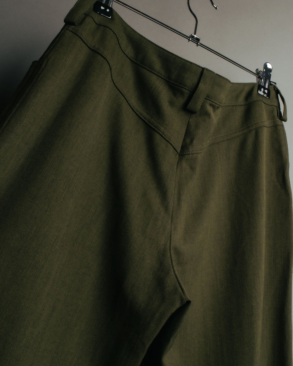 -SPECIAL- “Christian Dior” 2001 Galliano era olive wide safari trousers