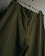 -SPECIAL- “Christian Dior” 2001 Galliano era olive wide safari trousers