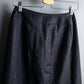 "CHANEL" Shadow stripe midi wrap skirt