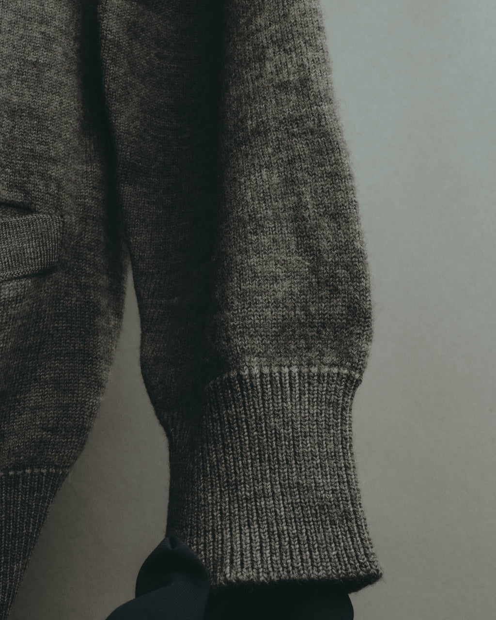 "Yves Saint Laurent" 80's-90's Relaxed wool v neck cardigan