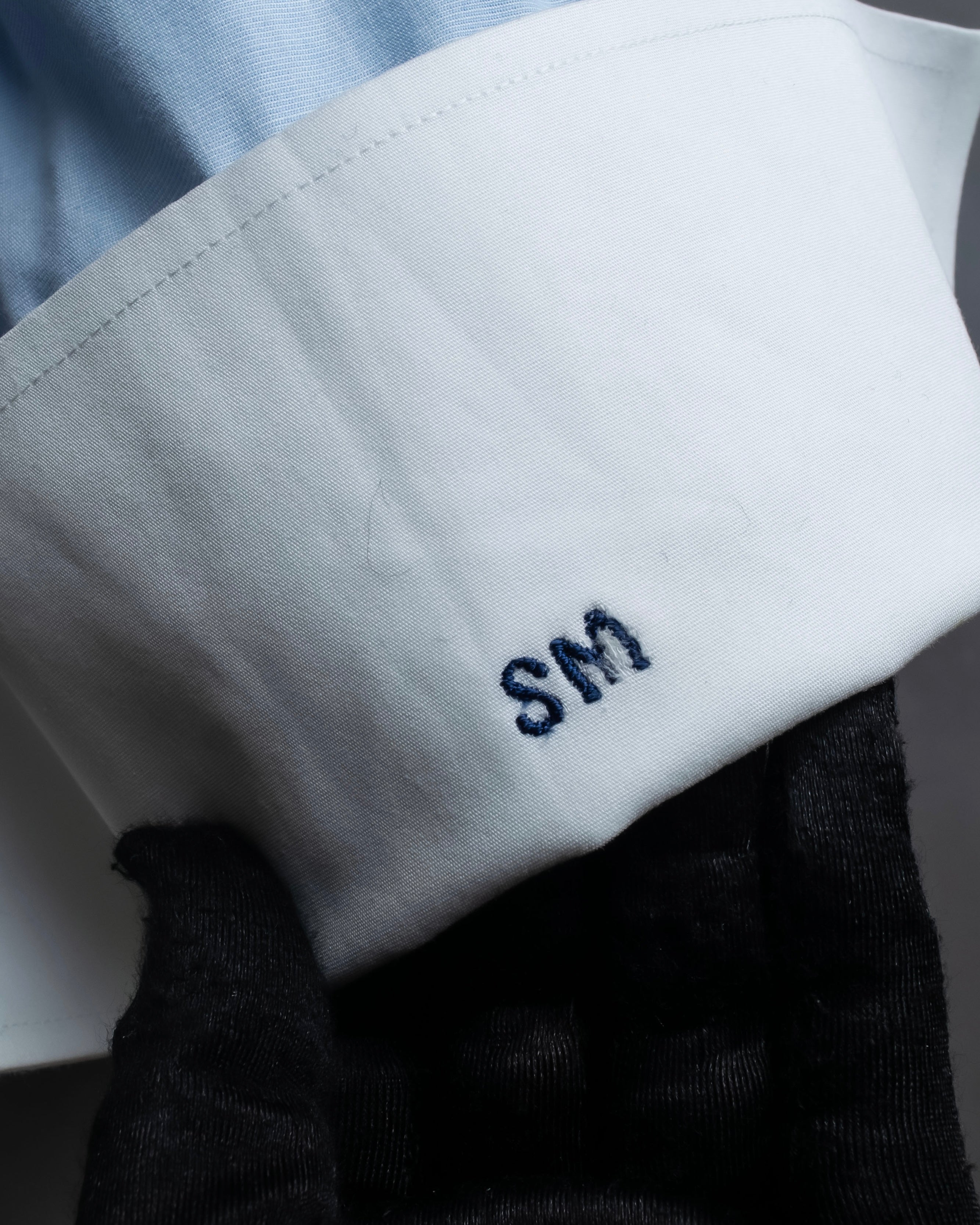 "BROOKS BROTHERS" Large cuffs design cleric oversized shirt