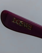 "LOEWE" Butterfly frame wine red sunglasses