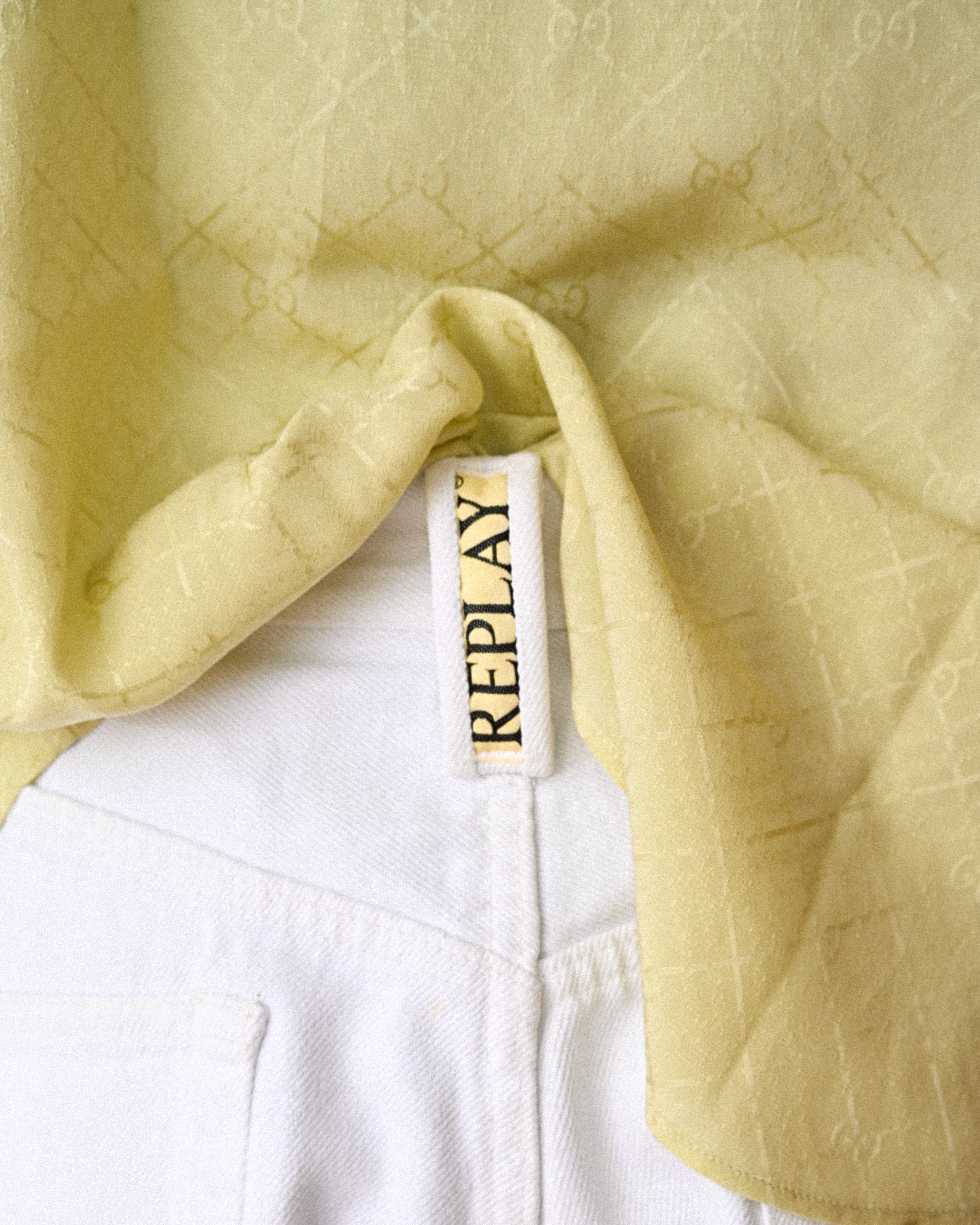 REPLAY/ 901 Regular Silhouette Vintage White Denim