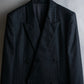 "PAUL SMITH" Peaked lapel tailored jacket and tapered slacks in glittery striped pattern set up