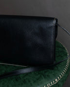 "Christian Dior" Metal parts design leather shoulder bag