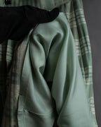 "BURBERRYS" Mint green check pattern skirt type set up