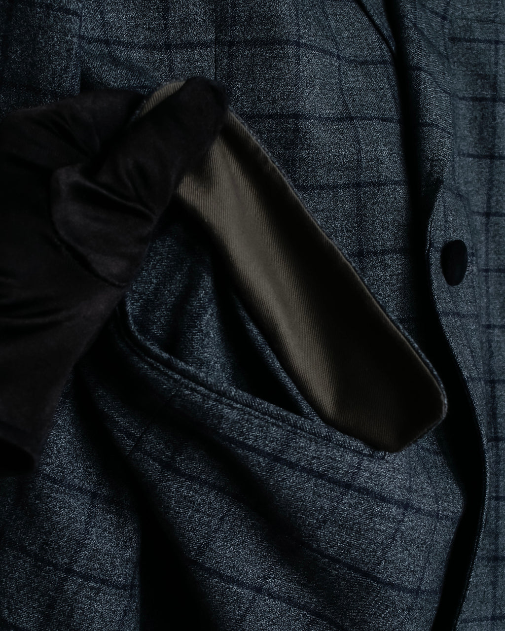 "JOHNBULL" Velvet collar design chesterfield coat