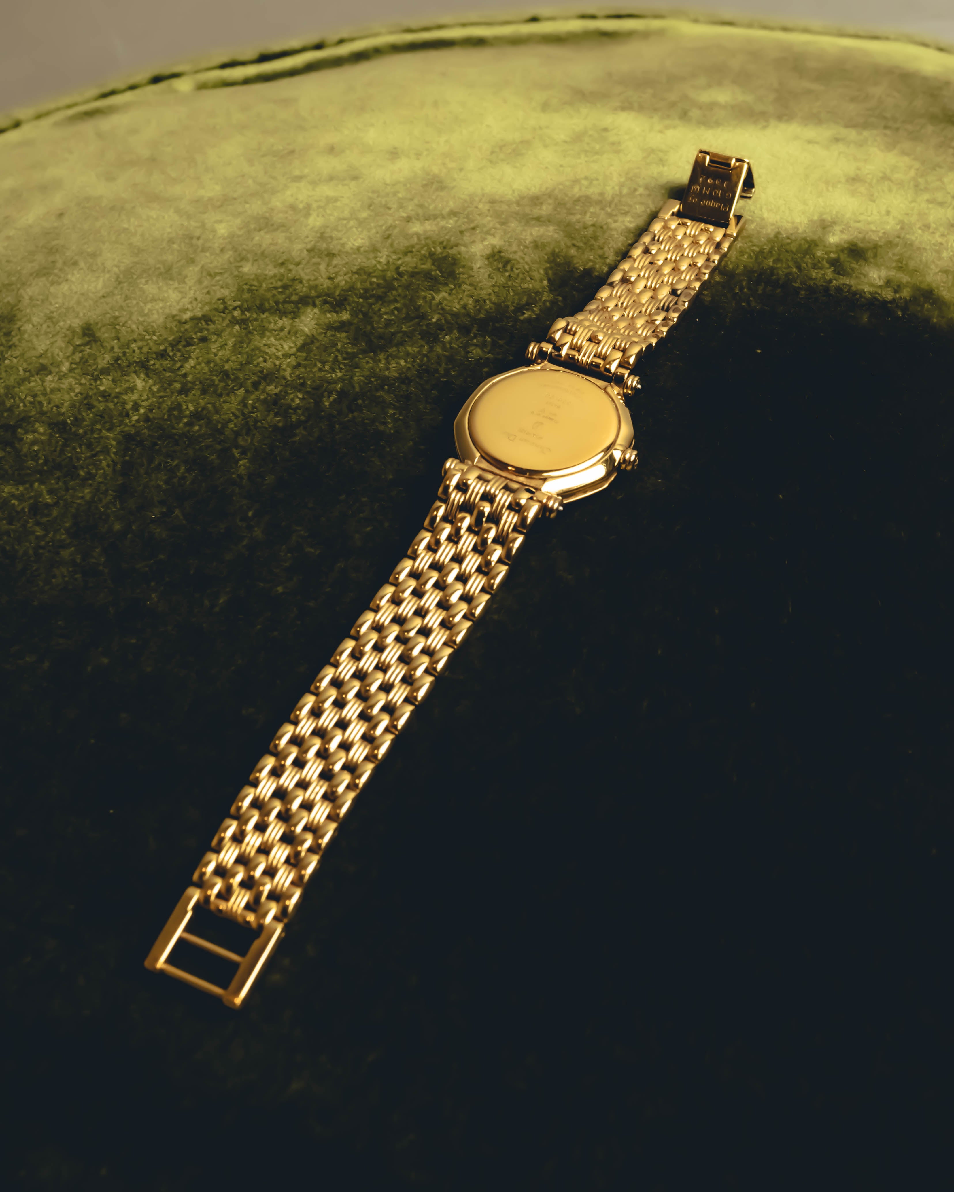 "Christian Dior" 80's-90's Gold plated wristwatch