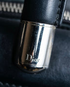 "Christian Dior" Karenina gathered design leather handbag