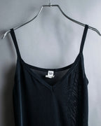 "HERMES" Sheer rayon mode style camisole