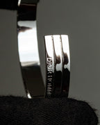 "DIOR HOMME" Logo engraved silver bangle
