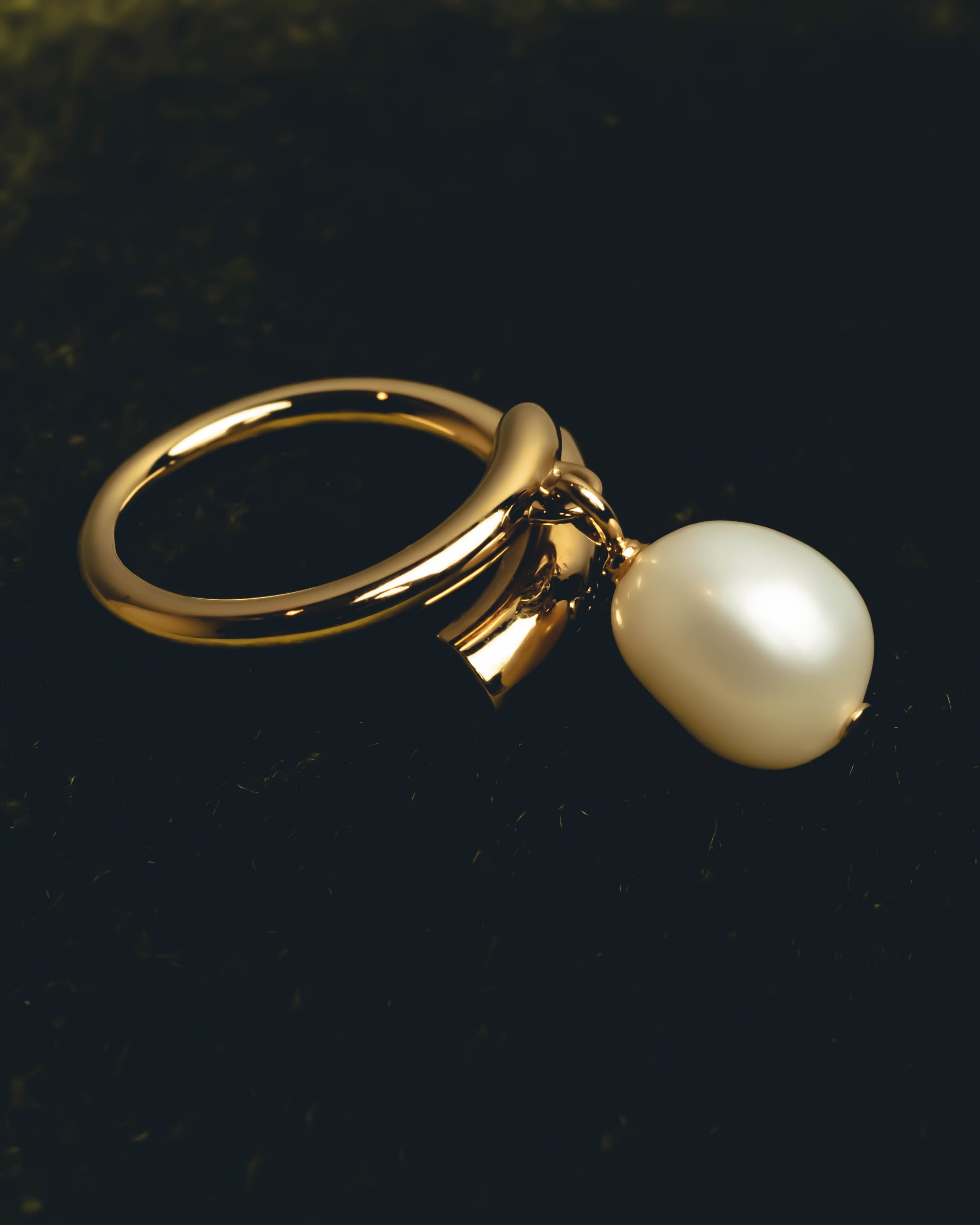 "Chloé" 2020's Pearl charm ring