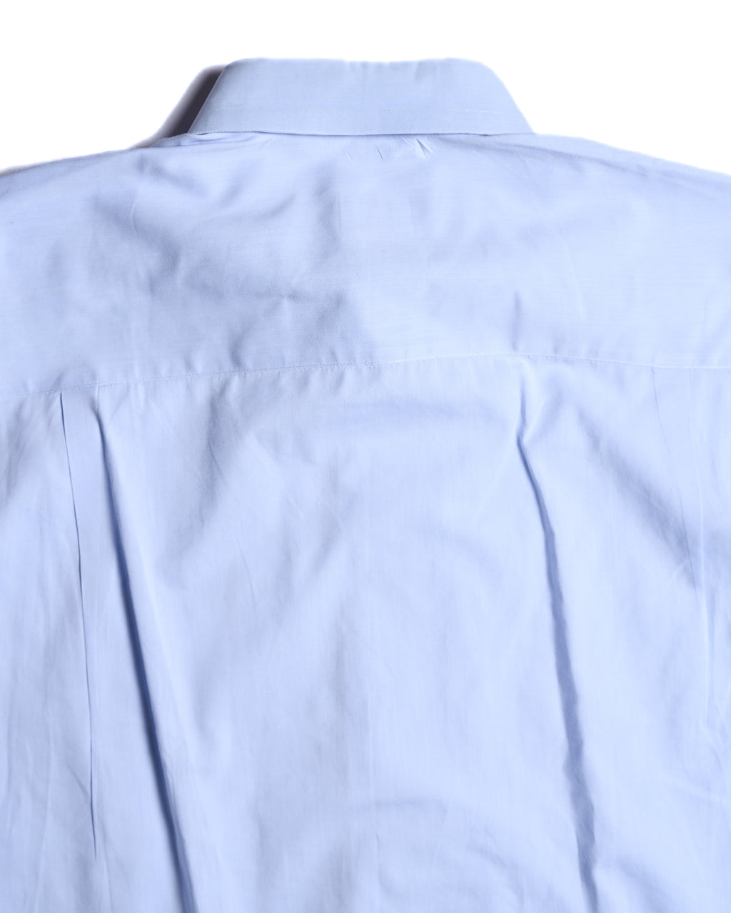 ARMANI COLLEZIONI/ Snap Button-down Oversized Dress Shirt Light Blue