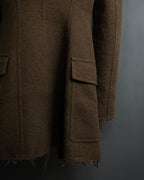 "SPORTSMAX" Carving flap design mid-length coat