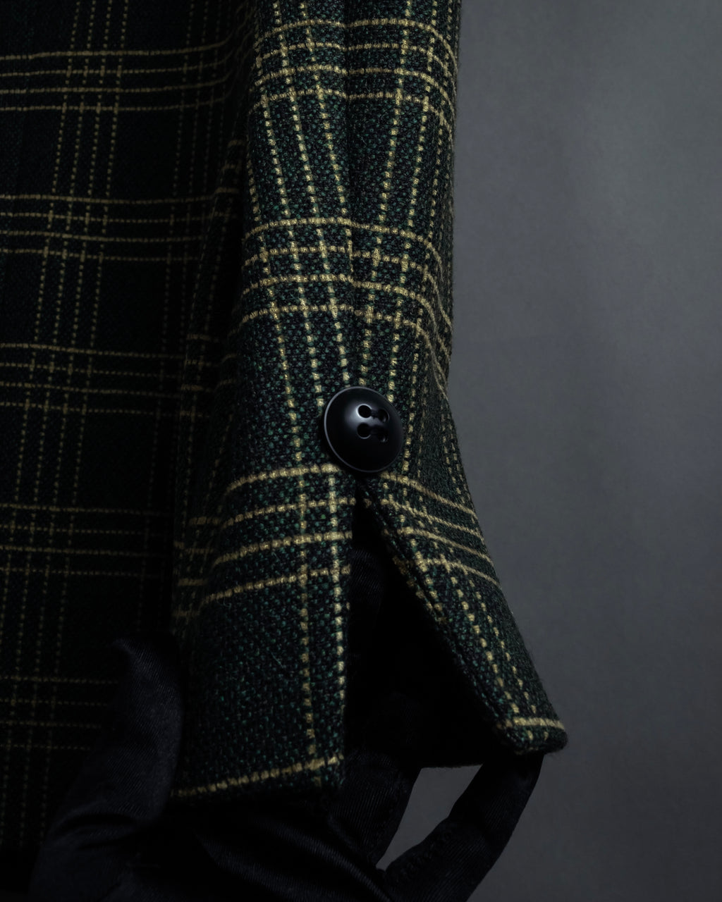 "Christian Dior" Windowpane check tailored jacket