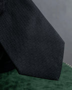 "HERMES" Dice embroidery design silk neck tie