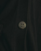 “Y’s for living” Late 2010’s-early 2020’s Draped cotton button-front long dress