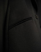 "ARMANI COLLEZIONI" Sharp peak lapel 100% cashmere tailored jacket