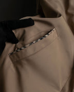 "BURBERRYS" Check reverse design short blouson