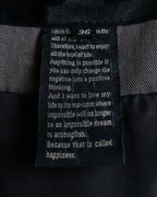 “DOUBLE STANDARD CLOTHING” Designed sleeve hooded middle coat