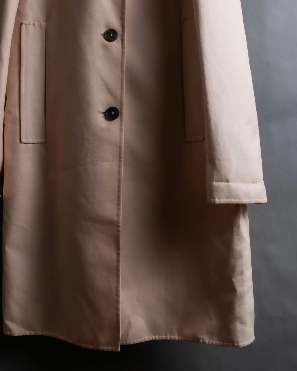 "JIL SANDER" Pink beige color spring coat