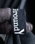 "Ground Y" Double zip design long tops