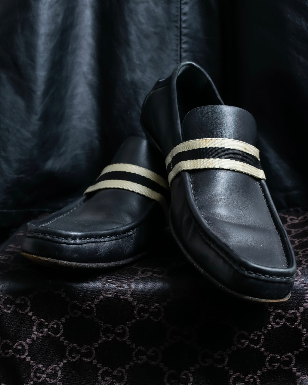 "GUCCI" Shelly line detail driving shoes