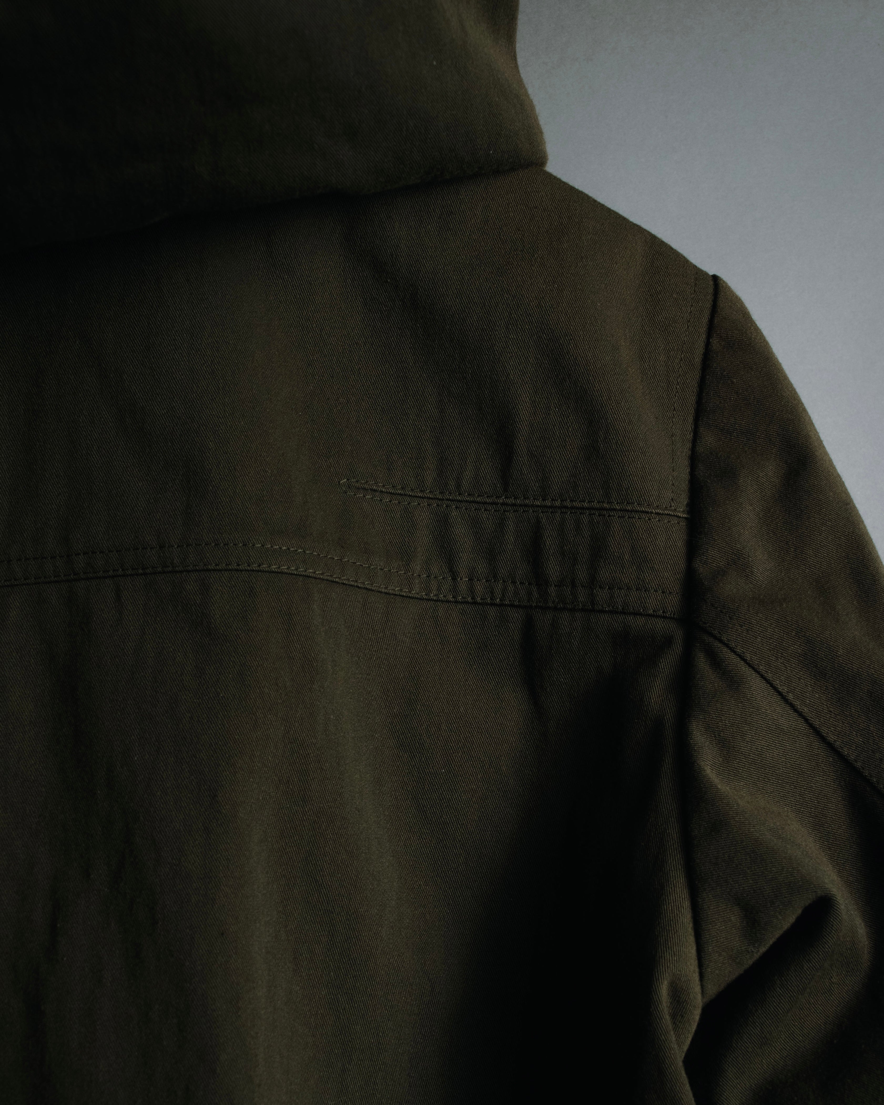"Dior" 22AW Kim Jones design military detail hooded coat