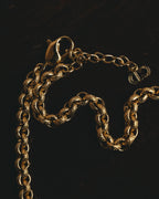 -SPECIAL- “Christian Dior” 70’s-80’s Textured triple ring link necklace